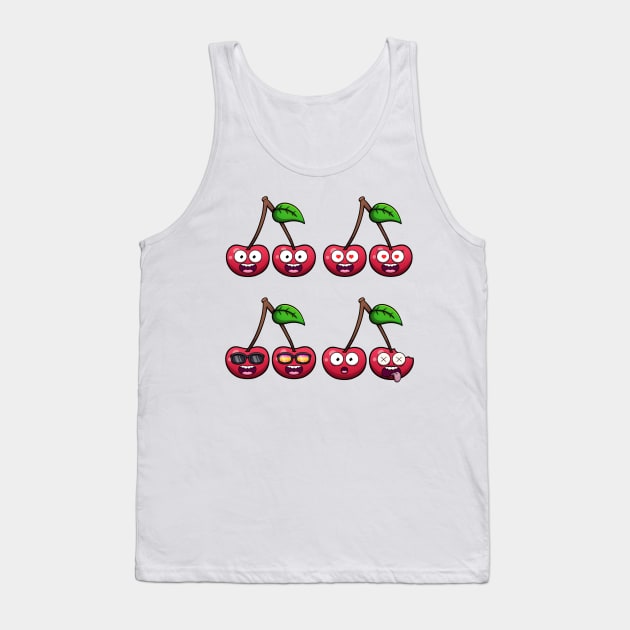 Cute Cherries Tank Top by TheMaskedTooner